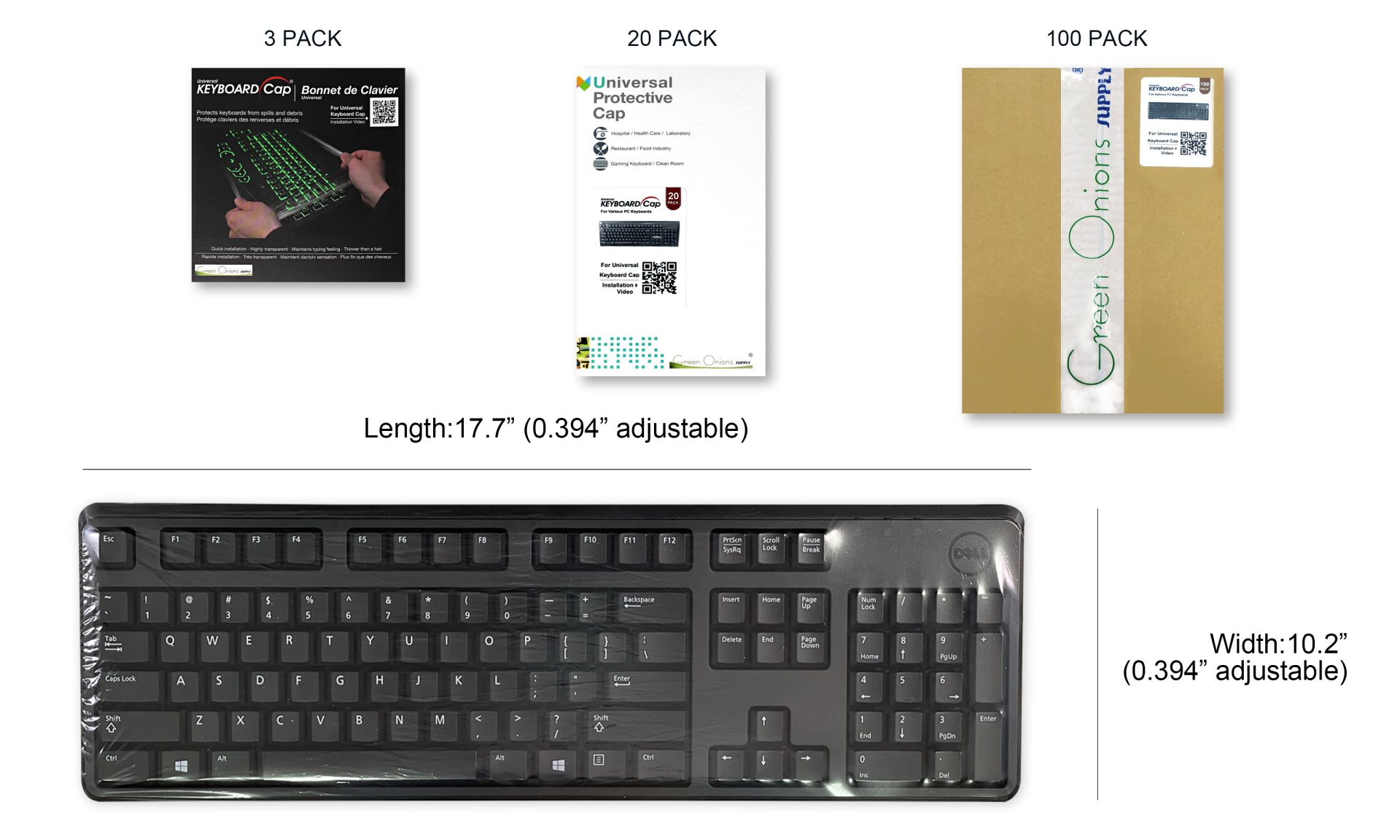 Multi packs keyboard cover
